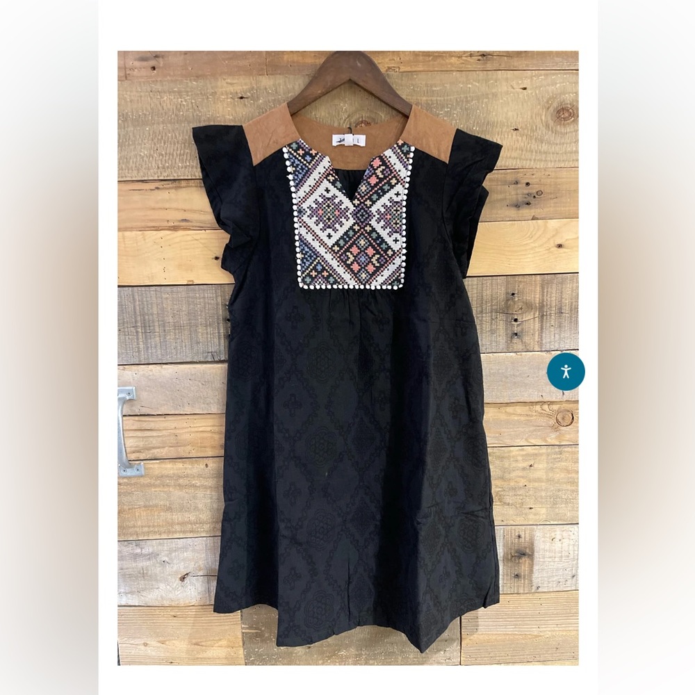 THML summer cap sleeve babydoll dress XS